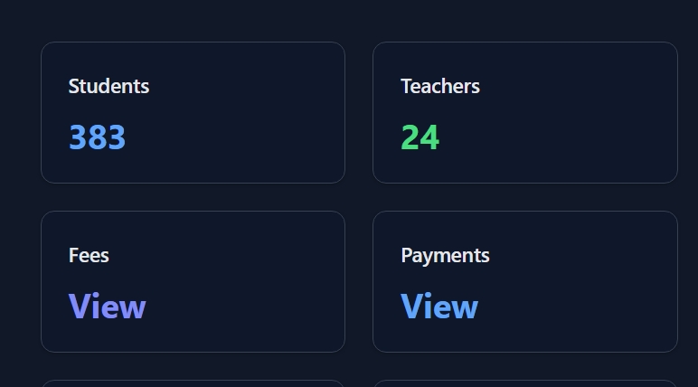 School Management Application